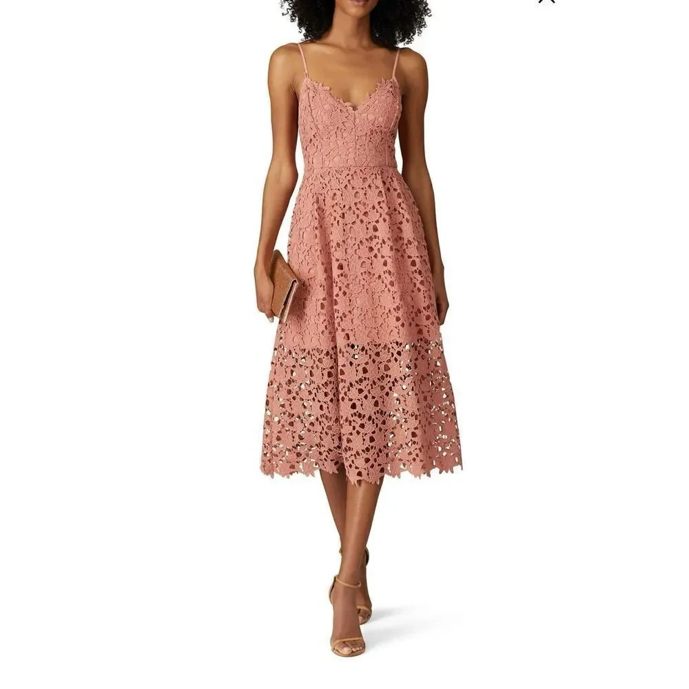 ASTR the Label Lace Midi Dress Size S